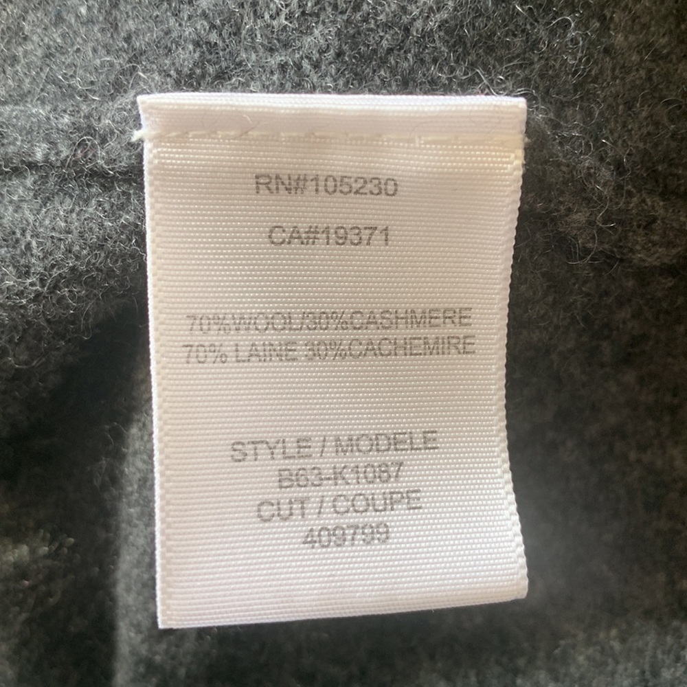 Joie Tambrel Asymmetrical Hem Cashmere Blend Gray V-Neck Sweater Sz XS - Picture 13 of 14